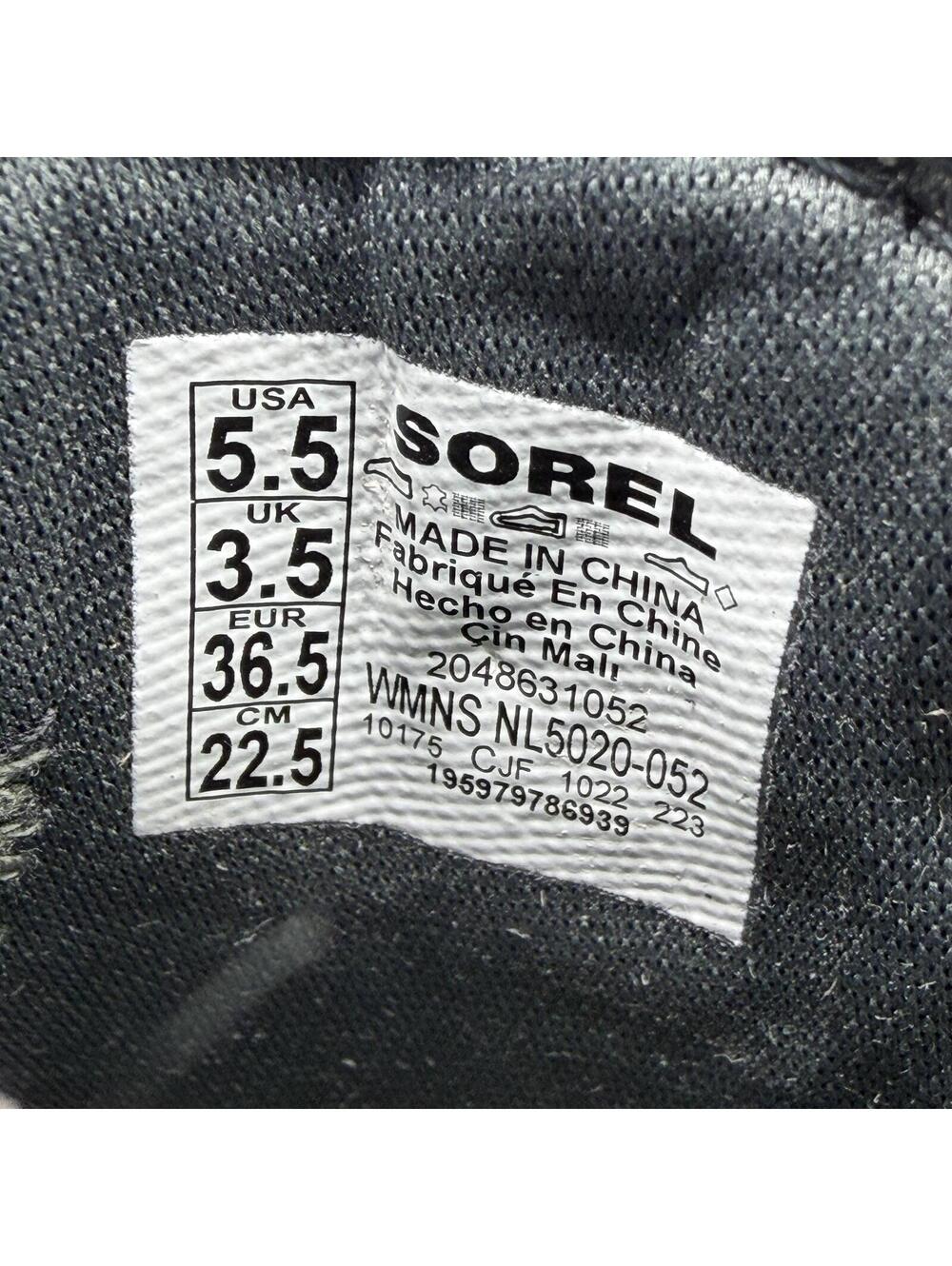 SOREL Evie II Chelsea Boots Gray Suede Women Size 5.5 - Picture 5 of 11